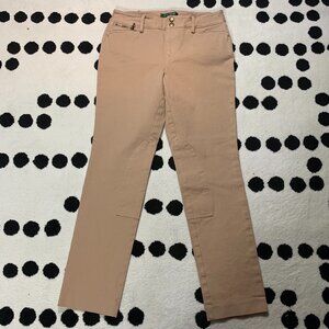 Lauren Ralph Lauren Jodhpur 4 Petite Tan Stretch Equestrian Preppy Riding Pants
